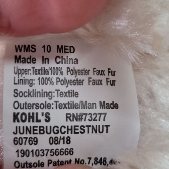 💜SO Brown & Cream Faux Fur Lined Junebug Boots Size 10 - Picture 14 of 15